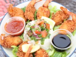 a bunch of food on a plate