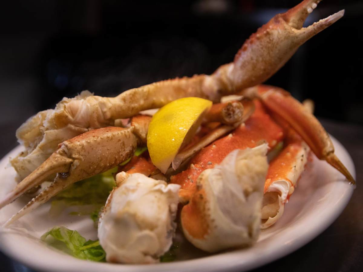 a plate of food on a table