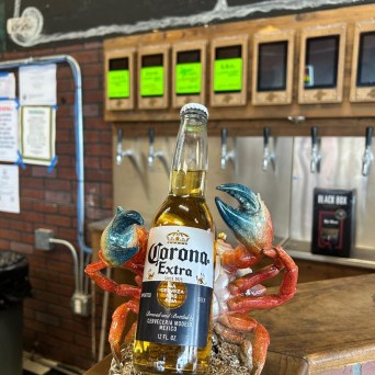 a stack of flyers on a table